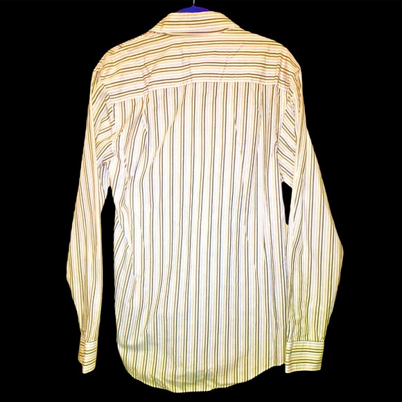 Van Heusen NO IRON Long Sleeve Button-Up Business Casual Shirt - Picture 3 of 3